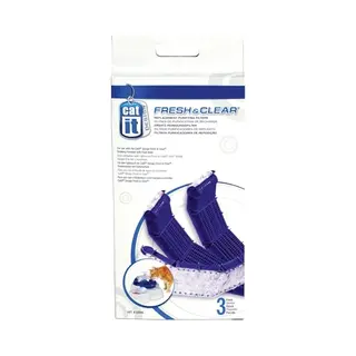 6x Catit Koolstof Vervangingsfilter Waterfontein, Accessoires Voor Voerbakken