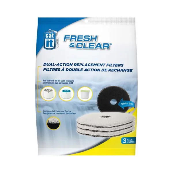 Catit Design Catit Filter Fresh & Clear Drinking Fountain Filter - 3 Stück thumbnail