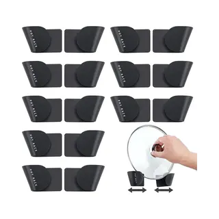 Pannendeksel Houder - Dekselhouder - 8 Stuks - Opbergen Deksel Rek - Verstelbaar - Keukenkastorganizer - Kunststof - Pannenrek - Pannendeksel