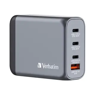 Verbatim Gnc-100 Universal Schwarz, Grau Ac Schnellladung Drinnen