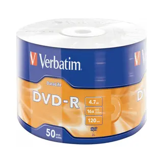 Verbatim 43791 Dvd-Rohling 4,7 Gb Dvd-R 50 Stück(e)