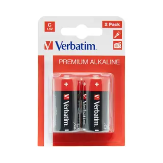 Verbatim C-alkalinebatterijen