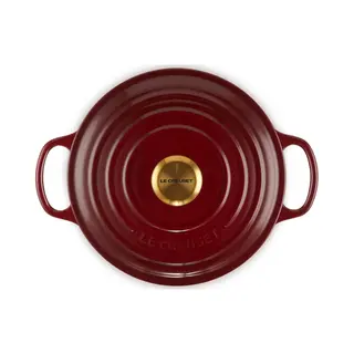 Le Creuset Signature Bräter Rund 24 Cm Rot