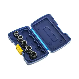Irwin 5-delige Bout Exctractieset (basis), 3/8”, 7/16” (11 Mm), 1/2”, 9/16” (14 Mm), 5/8” (16 Mm) - 10504634