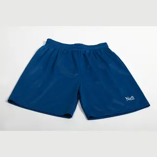 NeS Roma Junior - Sportbroek - Voetbalbroek - Voetbalshort - Blauw - Maat 116
