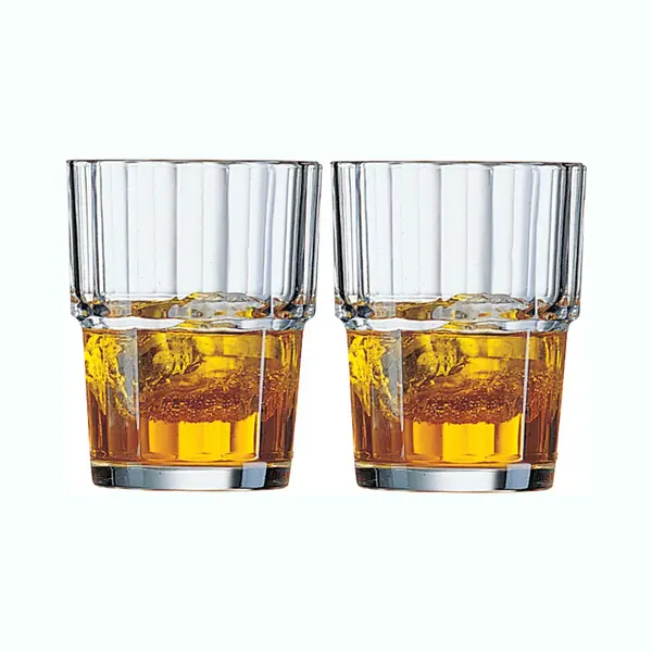 Arcoroc Whisky Tumbler Glazen - 6x - Norvege Serie - Transparant - 160 Ml - Drink/waterglazen thumbnail