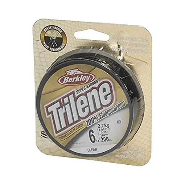 Berkley Trilene 100% Fluorocarbon Leader, Fishing Line, Fluorocarbon, Predator Fishing, Perch, Zander, Trout, Unisex, Clear, 0.40mm | 12.6kg | 27lb | thumbnail