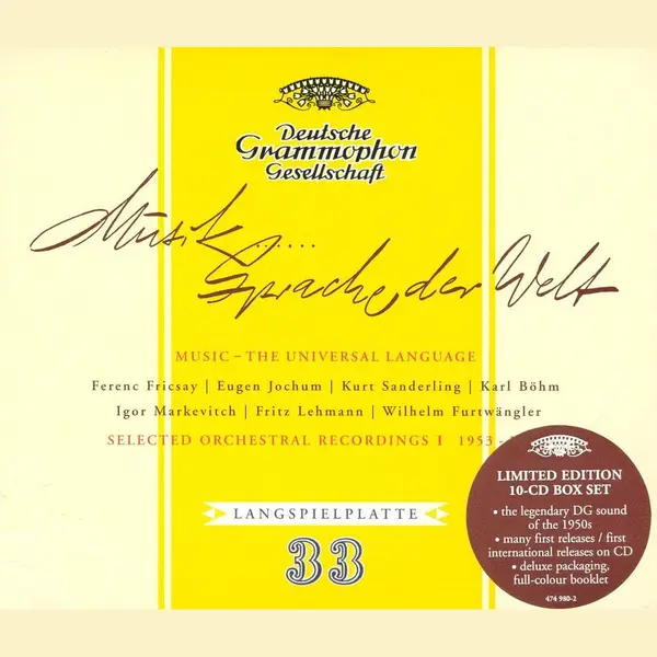 Fricsay Musik Sprache Der Welt (10cd-Set) thumbnail