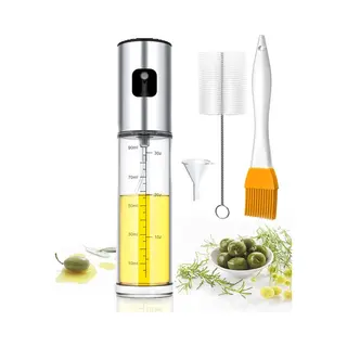 Yy Chan Rvs Olijfolie Sprayer Extreme Deluxe - Olijfolie Fles Verstuiver Voor Keuken - Oliespray - Oliefles - Bbq Accesoires - Olie Pomp Bakspray -