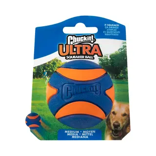 Chuckit! Ultra Squeaker Ball - Größe M, Ø 6, 4 Cm