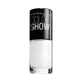 Maybelline ColorShow Nagellak, Nr. 130 Winter Baby, Brengt De Catwalk-trends Uit New York Op De Nagels, In Stralend Wit, 7 Ml
