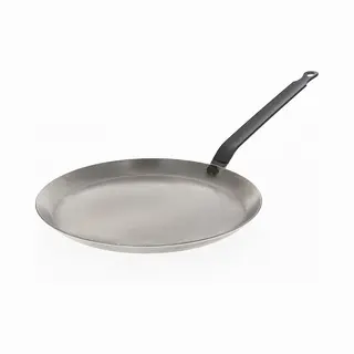 De Buyer - Crêpe-Pfanne Carbone Plus Aus Schwerem Eisenstahl - 22 Cm - 5120.22, Silber