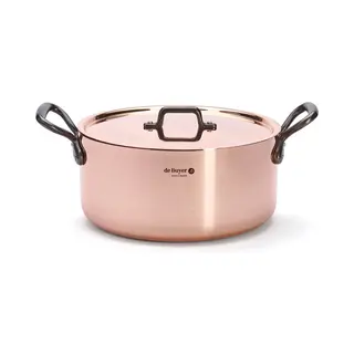 DeBuyer De Buyer Prima Matera Kookpot - Gietijzeren Handvaten - Ø 28cm - 90% Koper - 10% Rvs