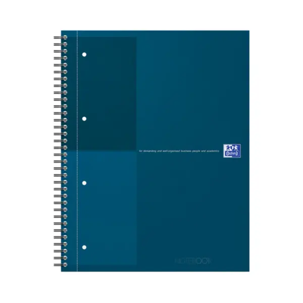 Oxford International Notizbuch A4+ 80 Blätter Farbe Petrol thumbnail