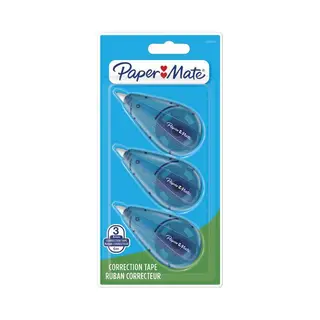 Papermate 2115310 correctie film/tape 6 m Blauw 3 stuk(s)