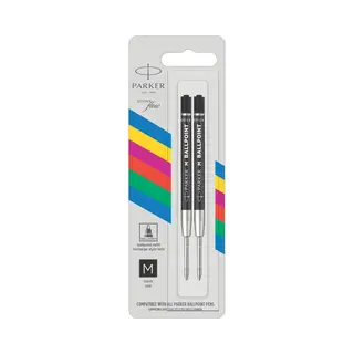 Parker Quinkflow Mittel Schwarz 2 Stk.