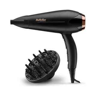 BaByliss Turbo Shine 2200 haardroger 2200 W Zwart