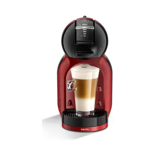 Krups Mini Me KP123H KP123H handmatige koffiecupmachine zwart/cherry rood