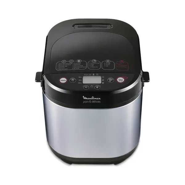 Moulinex OW240E30 broodbakmachine 650 W Zwart, Roestvrijstaal thumbnail