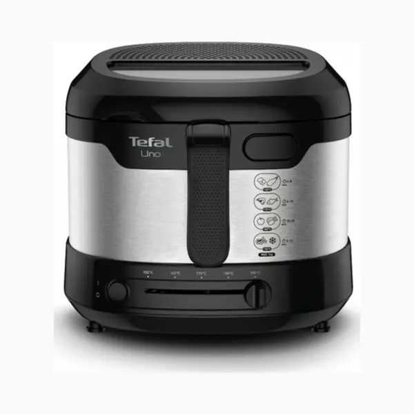 Tefal Uno FF215D Single 1.8 L Stand-alone 1600 W Deep fryer Black, Stainless steel thumbnail