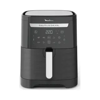 Moulinex Easy Fry & Grill Xxl EZ801810 friteuse Dubbel 6,5 l Vrijstaand Heteluchtfriteuse Zwart, Roestvrijstaal