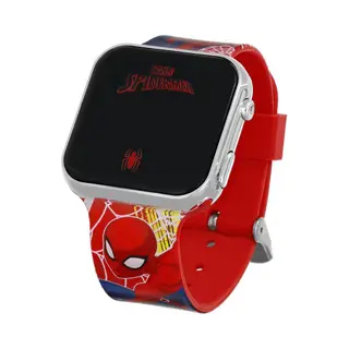 Disney 5-DIS033 Led Watch Spider-Man - Kinderhorloge - Led Horloge - Marvel - Rood