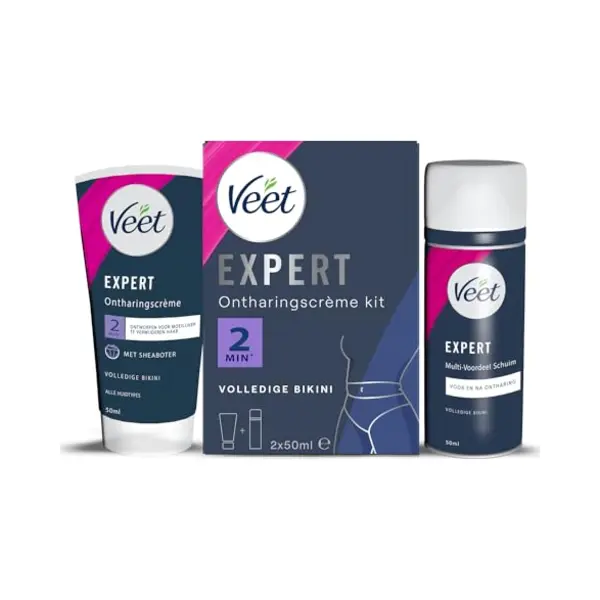 Veet Expert Ontharingscrème Bikini Kit 2 X 50 Ml thumbnail