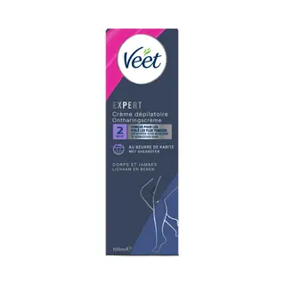 Veet Expert - Enthaarungscreme Für Hartnäckige Haare - Körper Und Beine - Wirkt In 2 Minuten - 100 Ml