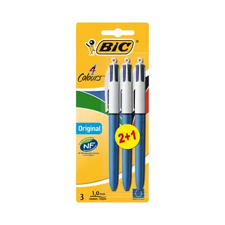 Bic 4 Colors Blister 2+1