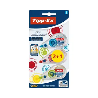 Tipp-Ex 926396 correction tape 5 m Transparent 3 pc(s)