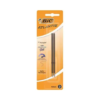 Bic Kugelschreiber-Mine X-Smooth Refill Schwarz, 2er Blister