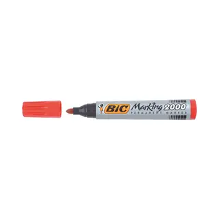 Bic 8209133 permanente marker Kogelpunt Rood 1 stuk(s)