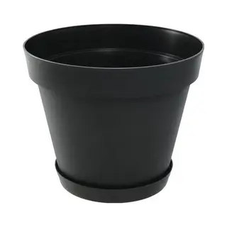 Bloempot Eda Tuscan Grijs Donker Grijs Rond Cirkelvormig Ø 60 X 47 Cm