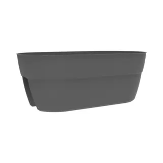 Cavaliere Osaka Plantenbak 19, 5 L - Eda - Voor Balkons En Balustrades - Antracietgrijs
