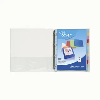 Exacompta 51841E Ringmappe A4 Weiß