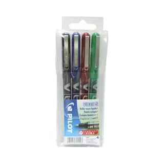 Pilot Rollerbalpen Vball Vb 5, Set Van 4