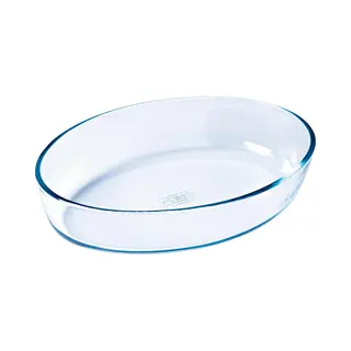 Ovale Schale 39cm Glas Pyrex 347b000/5044
