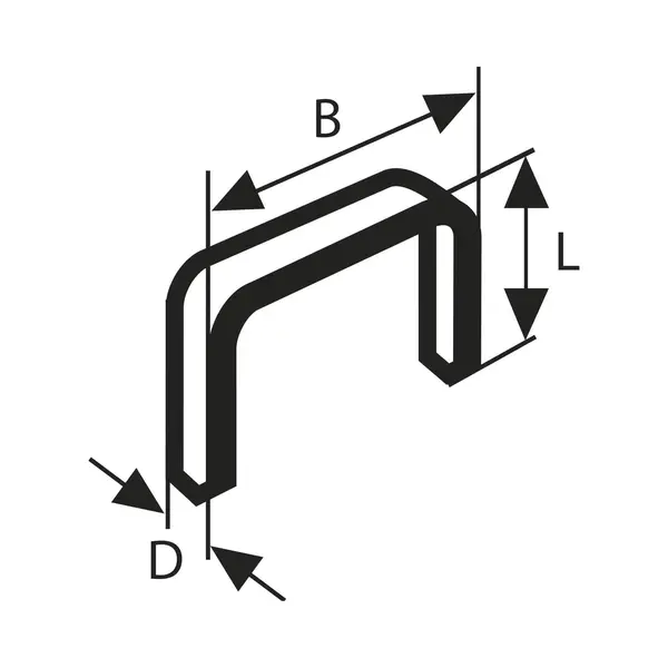 Bosch - Niet Met Fijne Draad Type 53 11, 4 X 0, 74 X 6 Mm thumbnail