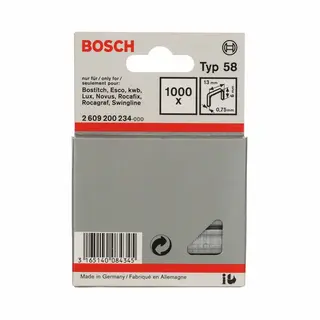 Bosch 2 609 200 234 Heftklammer Klammerpack 1000 Heftklammern