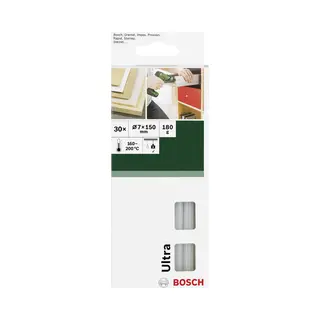 Accessories Heißklebesticks 7 Mm 150 Mm Transparent (milchig) 180 G 30 St. - Bosch