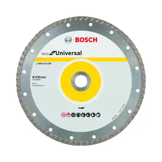 Bosch Zubehör, Zaagbladen, 2608615039 Diamantschijf Universeel Turbo 230 X 22, 33 Mm