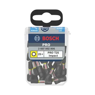 Bosch Impact T25 25 mm 25 Stück. Für Schraubendreher