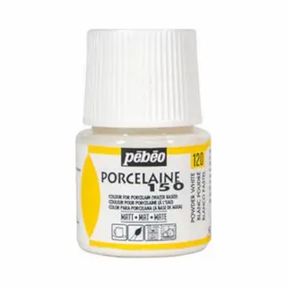 Pebeo Porzellanfarbe, Weiß, 45 Ml