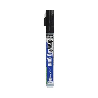 Pebeo 33101 Drawing Gum Marker Feder, Gummi, Weiß, 1, 5 X 1, 5 X 14, 3 Cm