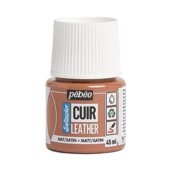 Pebeo, Kleuren + Verf Voor Doe-het-zelvers, SetaCuir Lederkleuren (45 ml) thumbnail