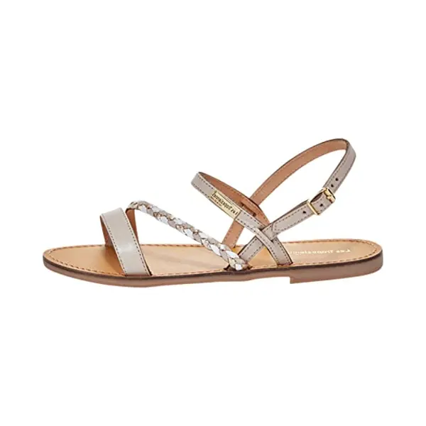Les Tropéziennes par M. Belarbi Les Tropeziennes Par M. Belarbi Femme Batresse Sandale, Creme Multi, 40 Eu thumbnail
