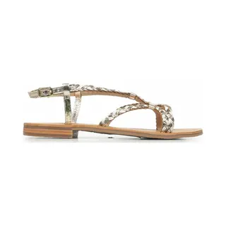Les Tropeziennes Par M.belarbi Platte Leren Sandalen Homarie