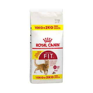 12kg Royal Canin Dry Cat Food - 10kg + 2kg Free! * - Regular Fit (10kg + 2kg)