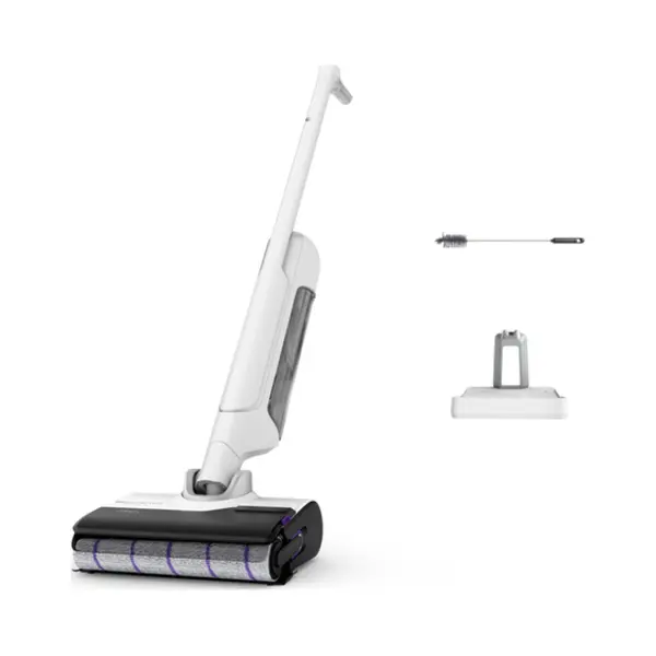 Rowenta X Clean 10 2-in-1-Stabstaubsauger Akku Trocken&Nass Beutellos 200 W Silber, Weiß thumbnail