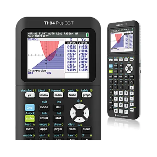 Texas Instruments Ti-84 Plus Ce-T calculator Desktop Grafische rekenmachine Zwart thumbnail